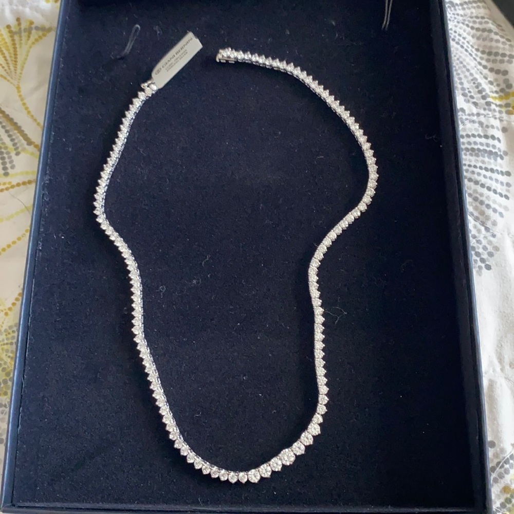 Cubic zirconia necklace